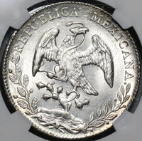 1892-Ca NGC MS 63 Mexico 8 Reales Silver Chihuahua Mint Lustrous Coin (17102603D)