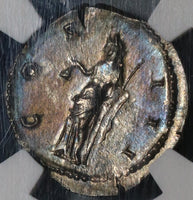 125 NGC MS Hadrian Roman Empire Denarius Liberty Mint State Pedigree (20020502C)