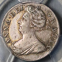 1710 PCGS AU 50 Anne 4 Pence Groat Great Britain Stuart Silver Coin (22091801C)